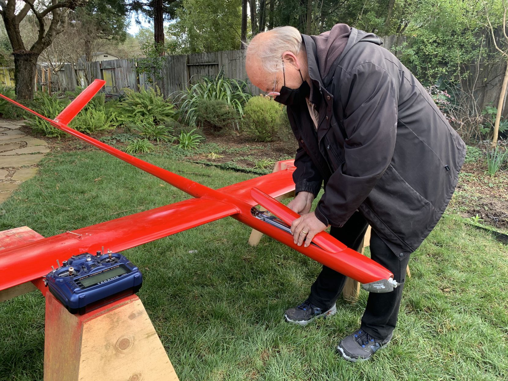 Peter Edridge's radio controlled airplane
